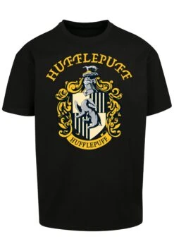 F4NT4STIC Harry Potter Hufflepuff Crest - T-Shirt Print - Black -Olivia 64339599972543fcb419faac76934e7c