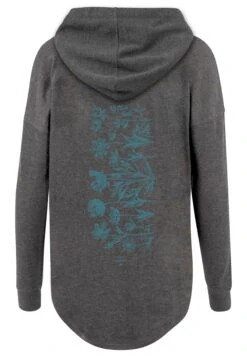 F4NT4STIC Blumenmuster- Hoodie - Charcoal -Olivia 64f53e09c7624e4ebfd06447e9df9b5a