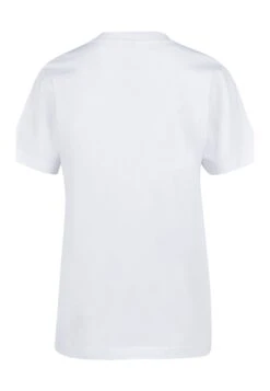 F4NT4STIC Dc Comics Woman Rainbow Logo - T-Shirt Print - White -Olivia 65439fbbaac84e99ae14f3fe2a4f0ae5