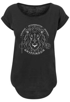 F4NT4STIC Harry Potter Gryffindor Seal - T-Shirt Print - Black -Olivia 66b3f34b4b8f4f2781481236c6db07a8