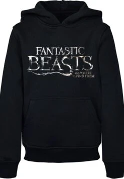F4NT4STIC Fantastic Beasts Text Logo - Hoodie - Black -Olivia 67a5f02ab89643abb4b812af0e42b174