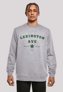 F4NT4STIC Lexington Ave Crew - Sweater - Heather Grey