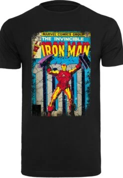 F4NT4STIC Marvel Iron Man Cover - T-Shirt Print - Black -Olivia 6963887f9a2f4a1ca29167383a6cdd96