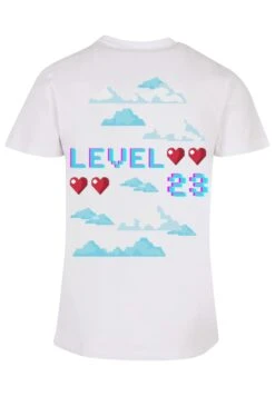 F4NT4STIC Happy New Year Level Up 23 Front - T-Shirt Print - Weiß -Olivia 69a6ffdeecb5485d83494f24f195c2d3