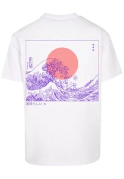 F4NT4STIC Kanagawa Welle Japan - T-Shirt Print - Weiß -Olivia 6c32204821fd4ff786a59d433a61af7c