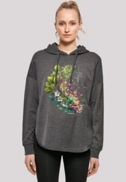F4NT4STIC Baum Mit Blumen - Hoodie - Charcoal