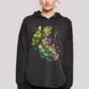 F4NT4STIC Baum Mit Blumen - Hoodie - Schwarz