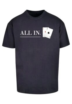 F4NT4STIC Poker All In Karten - T-Shirt Print - Navy -Olivia 7498d5d461674a56bc6c58cdffdb1512