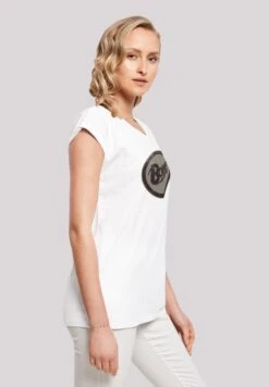 F4NT4STIC David Bowie - T-Shirt Print - White -Olivia 75db373c38654b31bc681b8c1386032c