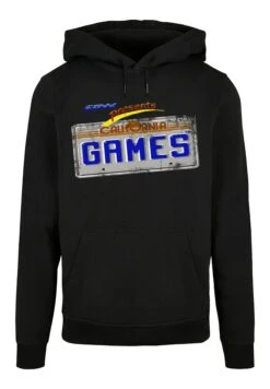 F4NT4STIC Retro Gaming California Games Plate - Hoodie - Black -Olivia 767b546eb04641749f20c909e83e2a33