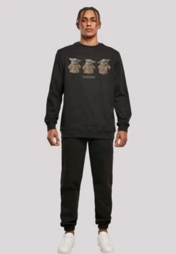 F4NT4STIC Star Wars The Mandalorian The Child Poses - Sweater - Black -Olivia 76cd99bf95bc41388704f1b0c692924c