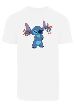 F4NT4STIC Disney Lilo Stitch Kleine Teufel Premium Film Movie Tv Comic - T-Shirt Print - White -Olivia 76e56e567863472299bcb529fda25b22