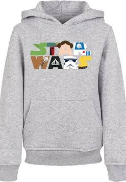 F4NT4STIC Star Wars Character Logo - Hoodie - Heather Grey -Olivia 78759a75fe9b44b0a42a238d31dfeebf