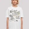F4NT4STIC Looney Tunes Trickfilm Serie Cartoon Wile E Coyote Rocket Board - T-Shirt Print - White