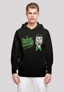 F4NT4STIC Dc Comics Batman Joker Clown Prince Of Crime - Hoodie - Black