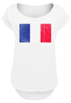 F4NT4STIC France Frankreich Flagge Distressed - T-Shirt Print - Weiß 14 F4NT4STIC France Frankreich Flagge Distressed - T-Shirt Print - Weiß -Olivia 7a9f9de918984fc3984980719ab168ff