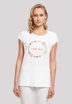 F4NT4STIC Winter Time - T-Shirt Print - White