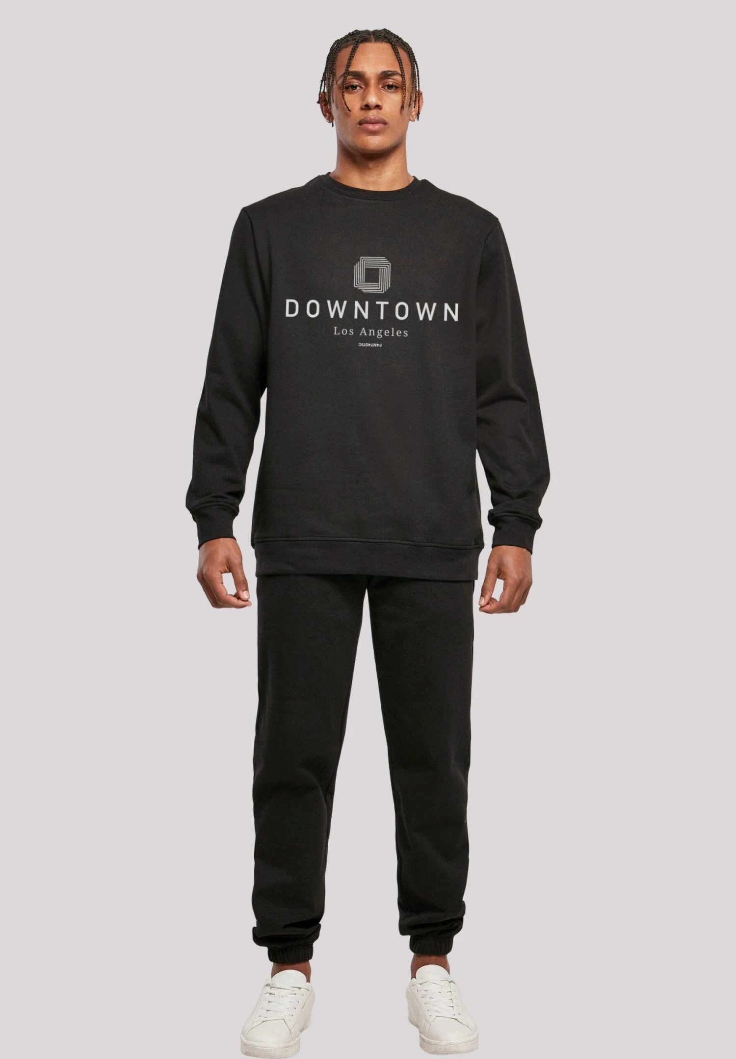 F4NT4STIC Downtown La Crew - Sweater - Schwarz 3 F4NT4STIC Downtown La Crew - Sweater - Schwarz - Afbeelding 2