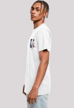 F4NT4STIC Looney Tunes Pepe Le Pew Face Faux - T-Shirt Print - White -Olivia 80073a44348d428c889044f2d06f27d8