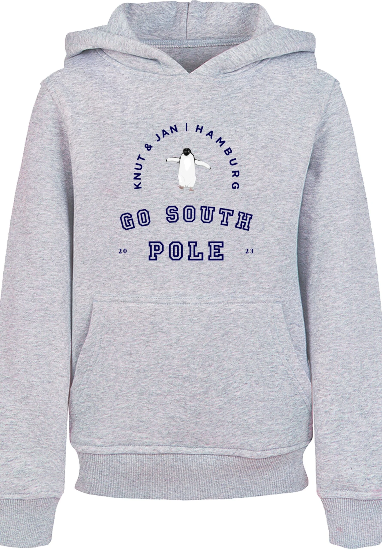 F4NT4STIC Pinguin Knut Jan Hamburg - Hoodie - Heather Grey 8 F4NT4STIC Pinguin Knut Jan Hamburg - Hoodie - Heather Grey - Afbeelding 6