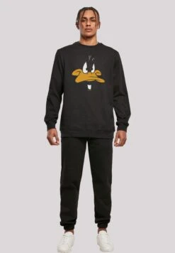 F4NT4STIC Looney Tunes Daffy Duck Big Face - Sweater - Black -Olivia 80fcbd52b3a24c8bbca05454bbfe70e3