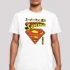 F4NT4STIC Dc Comics Superman Shield - T-Shirt Print - White -Olivia 81f3a4e772864af9b1899c8b4c1d6206