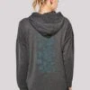 F4NT4STIC Blumenmuster- Hoodie - Charcoal
