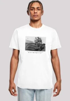 F4NT4STIC Dc Comics Superhelden Batman Tv Serie Batmobile - T-Shirt Print - White
