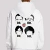 F4NT4STIC Big Bang Theory Doctors And Mr - Hoodie - White