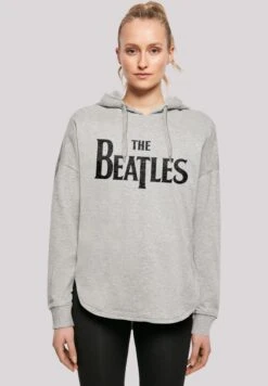 F4NT4STIC The Beatles Band Drop T Logo - Hoodie - Grey
