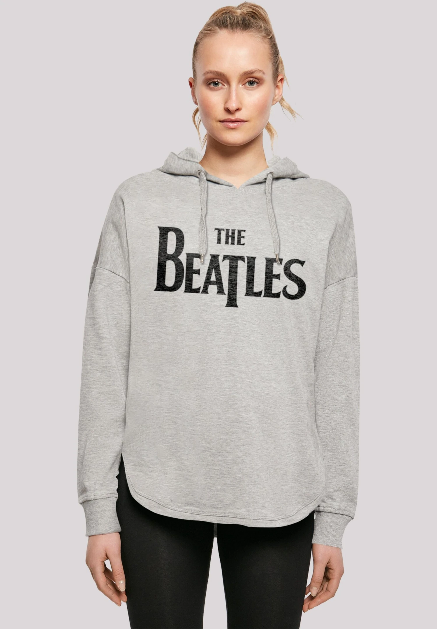 F4NT4STIC The Beatles Band Drop T Logo - Hoodie - Grey 3 F4NT4STIC The Beatles Band Drop T Logo - Hoodie - Grey