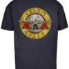 F4NT4STIC 'N' Roses Vintage Classic Logo - T-Shirt Print - Navy -Olivia 834b238182bd471db668c0d75d312941