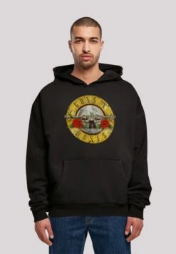 F4NT4STIC Guns 'N' Roses Band Vintage Classic Logo- Hoodie - Black