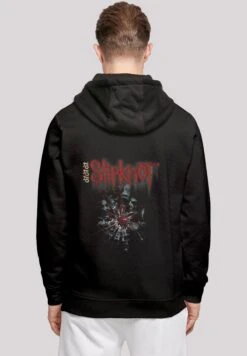 F4NT4STIC Slipknot Metal Band Shattered Glass - Hoodie - Schwarz