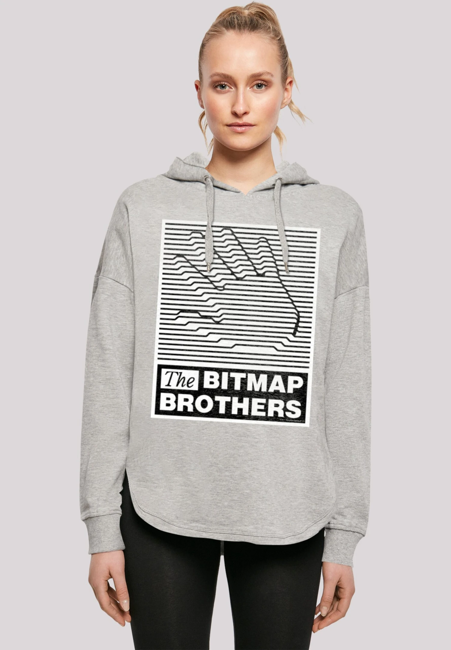 F4NT4STIC Retro Gaming Bitmap Bros - Hoodie - Grey 3 F4NT4STIC Retro Gaming Bitmap Bros - Hoodie - Grey