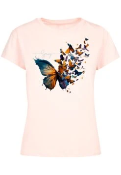 F4NT4STIC Schmetterling - T-Shirt Print - Pink -Olivia 8511f21712df4498b6761d2bd119e41f