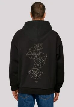 F4NT4STIC Geometrics Abstract - Hoodie - Schwarz