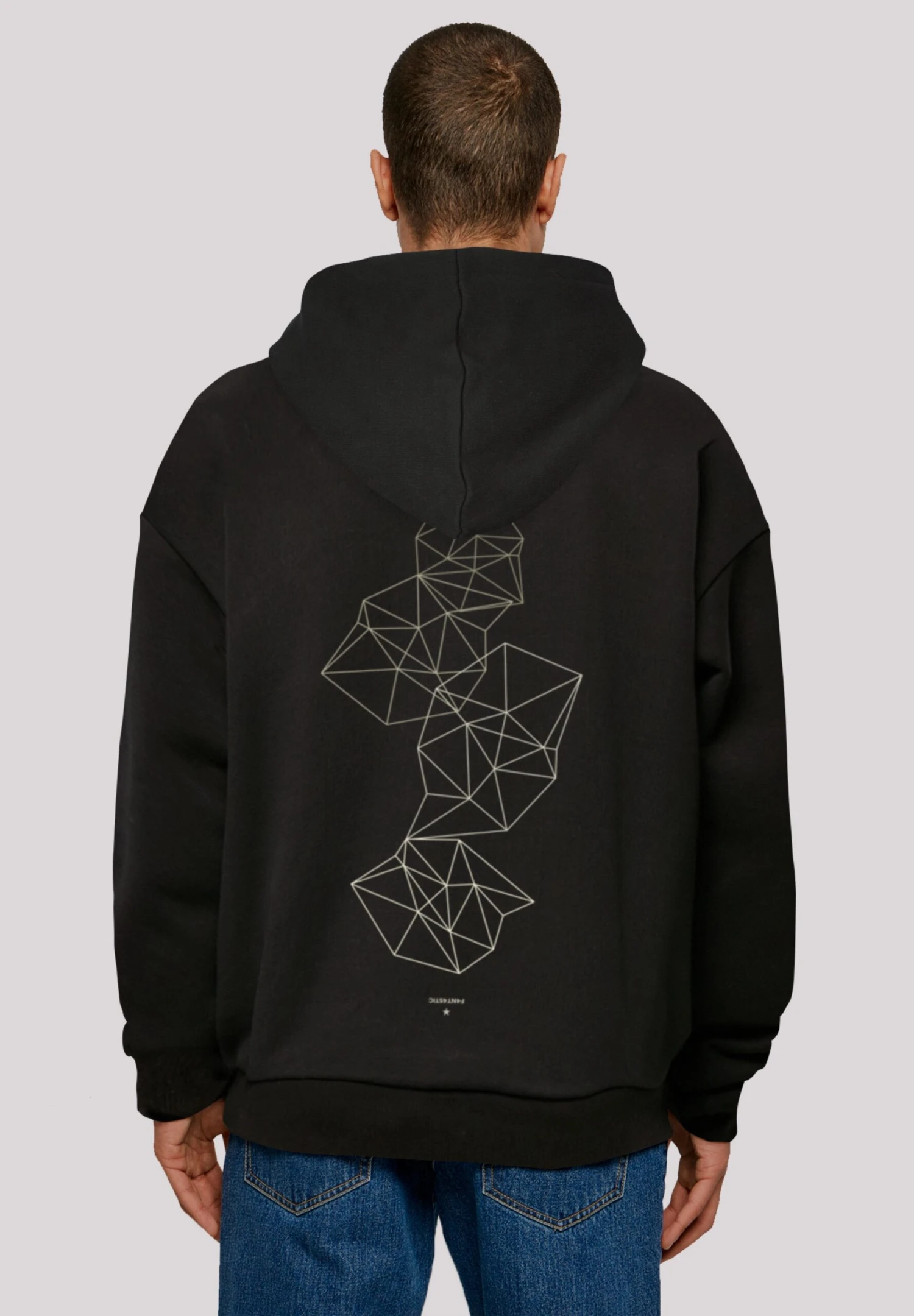 F4NT4STIC Geometrics Abstract - Hoodie - Schwarz 3 F4NT4STIC Geometrics Abstract - Hoodie - Schwarz