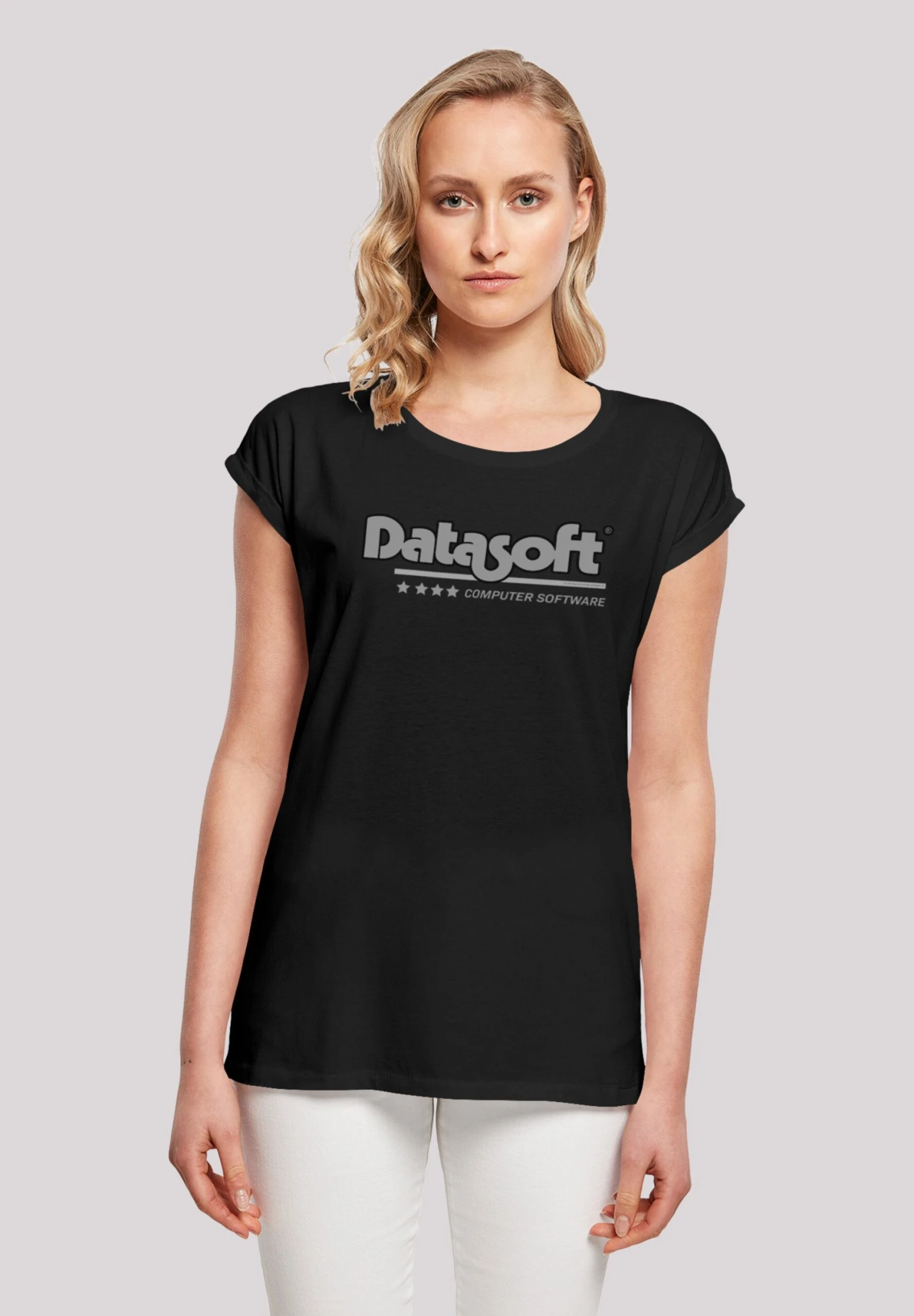 F4NT4STIC Retro Gaming Datasoft Logo - T-Shirt Print - Black 3 F4NT4STIC Retro Gaming Datasoft Logo - T-Shirt Print - Black