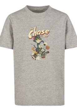 F4NT4STIC Tom And Jerry Tv Serie The Chase Is On - T-Shirt Print - Heather Grey -Olivia 876e289d57d04b68a6dc78f3ee0bbd25
