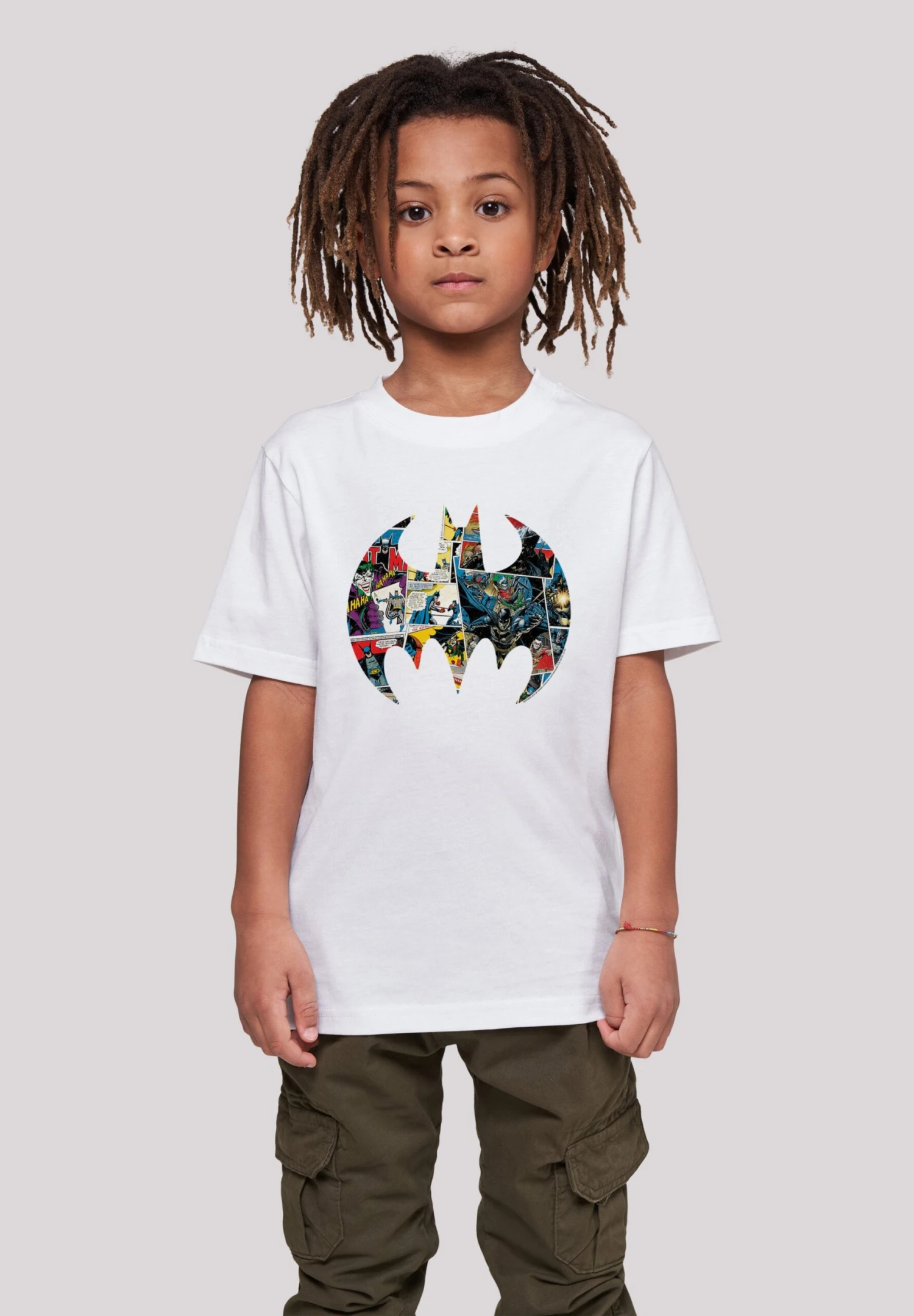 F4NT4STIC Dc Comics Batman Comic Book Logo - T-Shirt Print - White 4 F4NT4STIC Dc Comics Batman Comic Book Logo - T-Shirt Print - White - Afbeelding 2