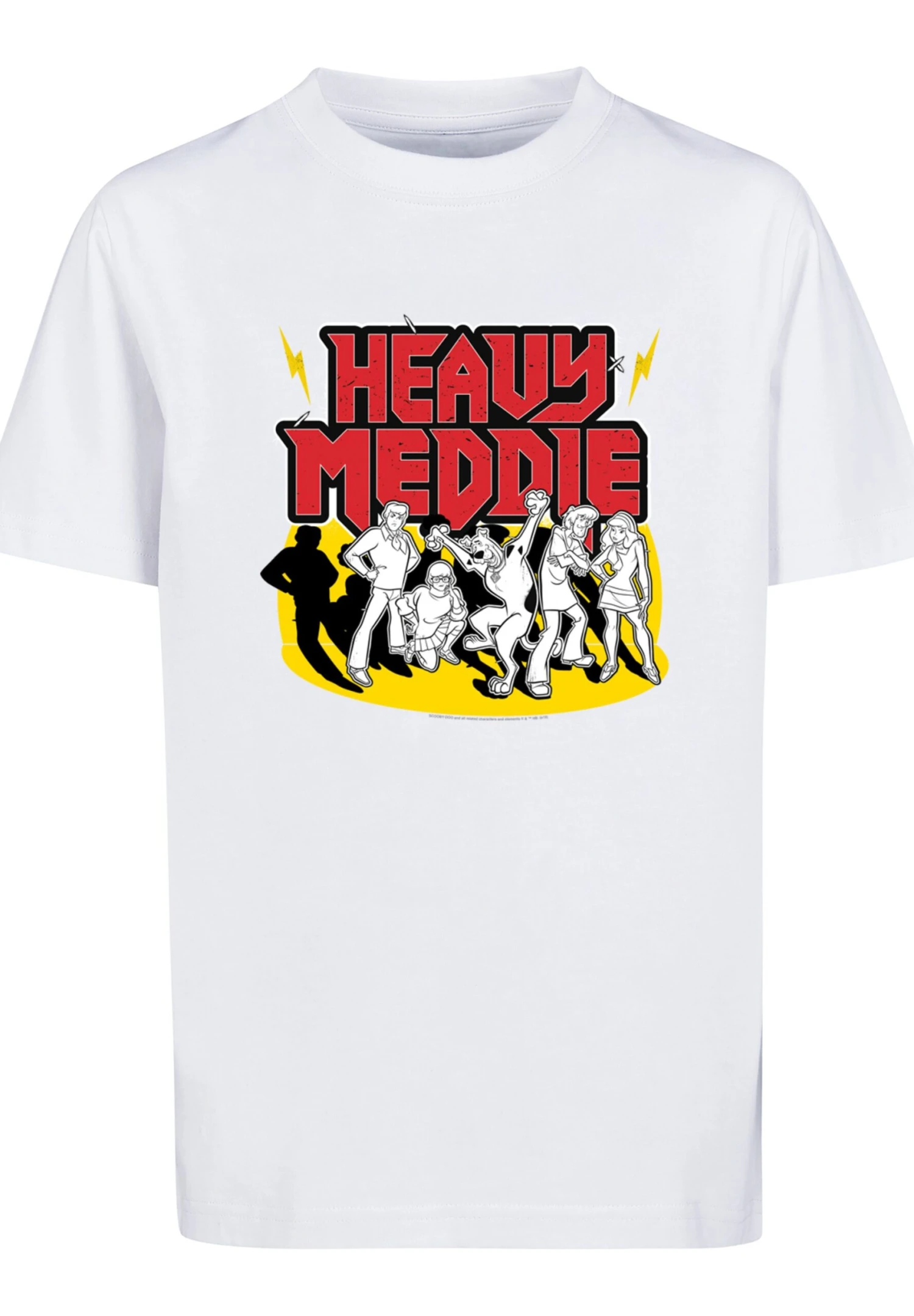 F4NT4STIC Scooby Doo Heavy Meddle - T-Shirt Print - White 8 F4NT4STIC Scooby Doo Heavy Meddle - T-Shirt Print - White - Afbeelding 6