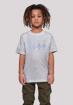 F4NT4STIC Disney Frozen Elements Symbols - T-Shirt Print - Heather Grey -Olivia 8a666414737f4eecb5ca92a3d9164401