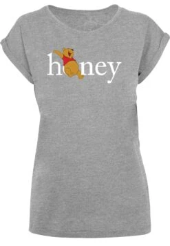 F4NT4STIC Disney Winnie Puuh Der Bär Honig - T-Shirt Print - Heather Grey -Olivia 8a6eb30981634ac6b142161e553d2066