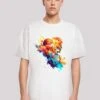 F4NT4STIC Basketball Sport Player- T-Shirt Print - Weiß -Olivia 8b9c0d39a838436a93e88c26b53ca3ae