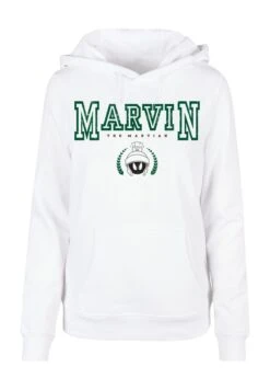 F4NT4STIC Looney Tunes Marvin The Martian - Hoodie - White -Olivia 8b9f47a189d14cf9b49efe21bdf00134