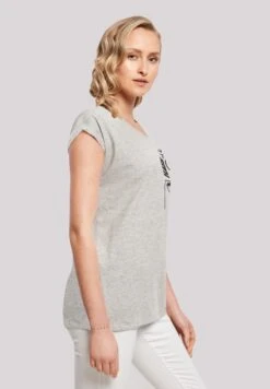 F4NT4STIC Dc Comics Justice League Chest Icons - T-Shirt Print - Heather Grey -Olivia 8ce721dcbf7146af8045012a5e360fb9