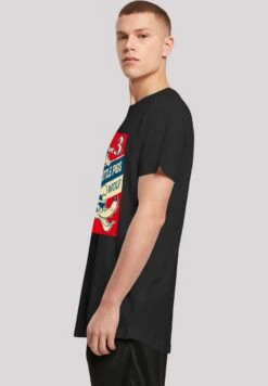 F4NT4STIC Drei Kleinen Schweinchen - T-Shirt Print - Black -Olivia 8d73df77fff24bc6b8dc4bd12f812f8d