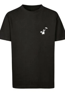F4NT4STIC Disney Mary Poppins Flying - T-Shirt Print - Black -Olivia 8e158f51e1cf4d4885cdbb3904714af0