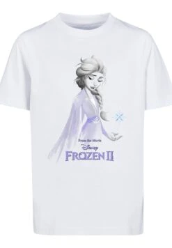 F4NT4STIC Disney Frozen 2 Elsa Unity Snowflake - T-Shirt Print - White -Olivia 8ecb5e5290474a5d9b594f07d95b38e2